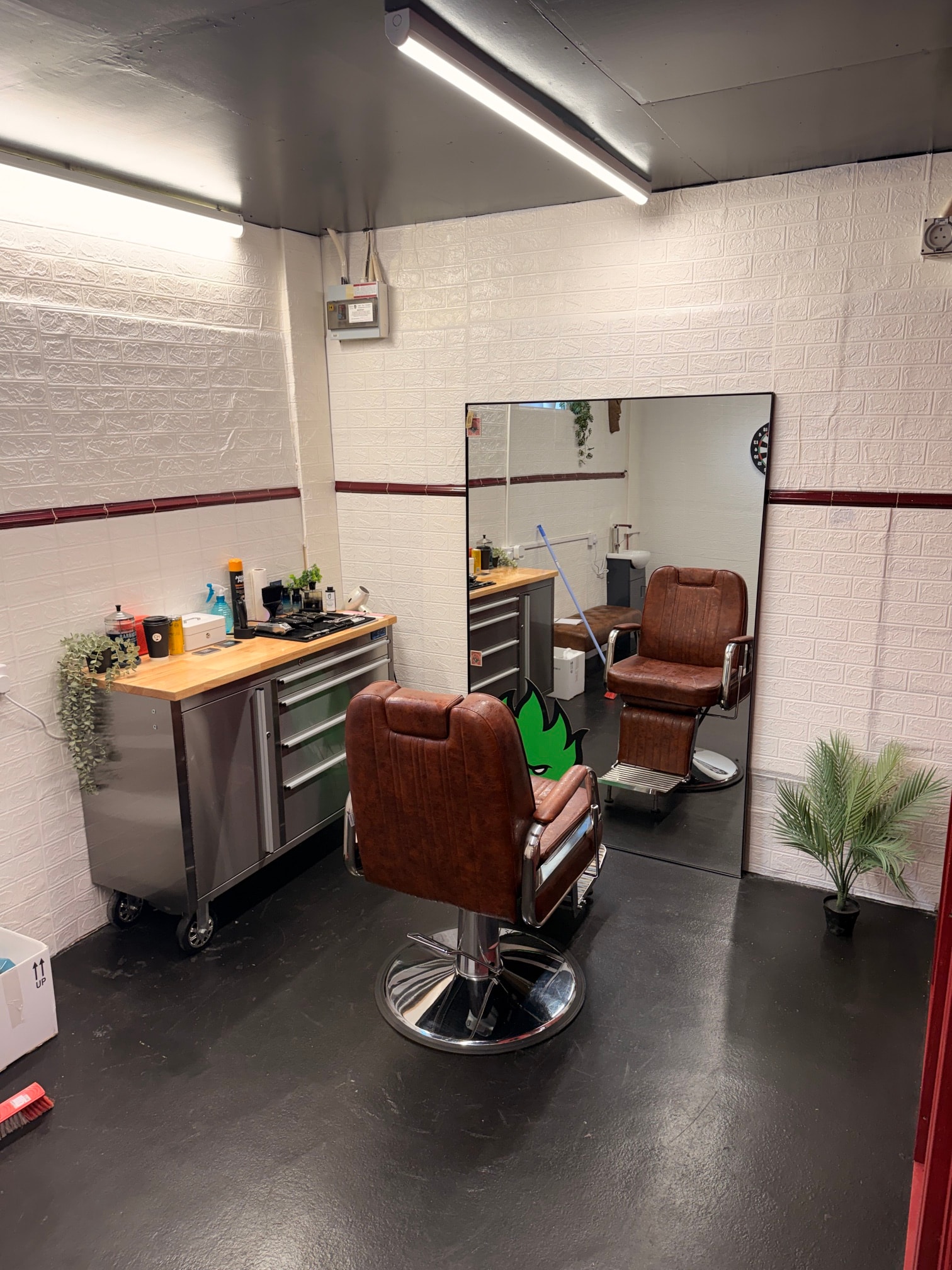 TRB Studios barbershop interior
